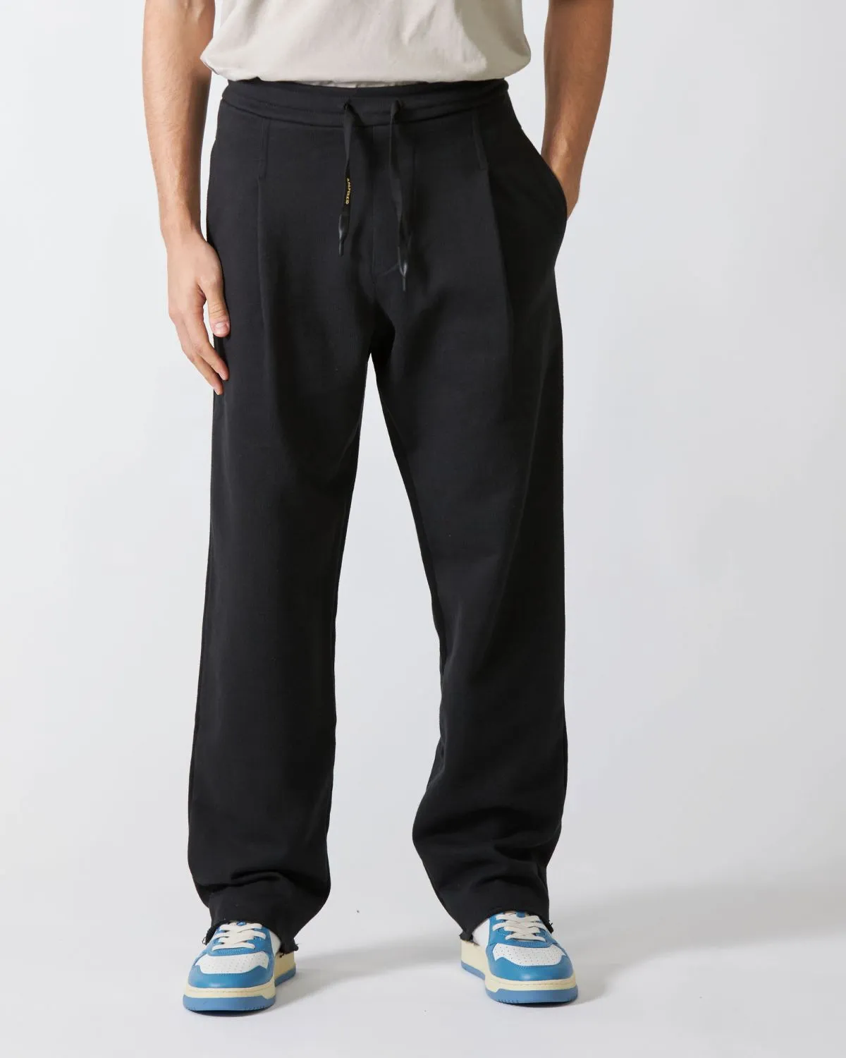 Pantaloni in Felpa Neri