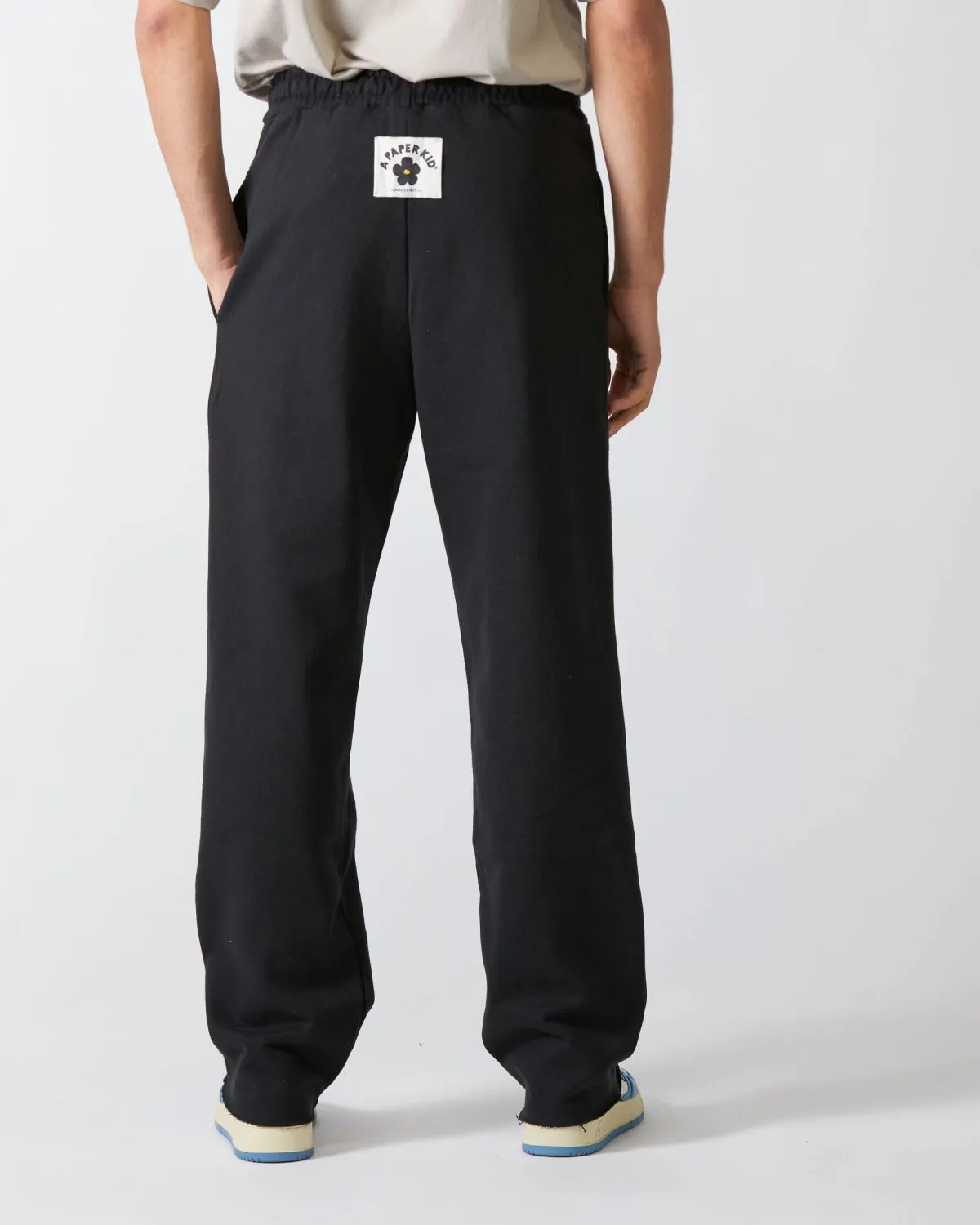 Pantaloni in Felpa Neri