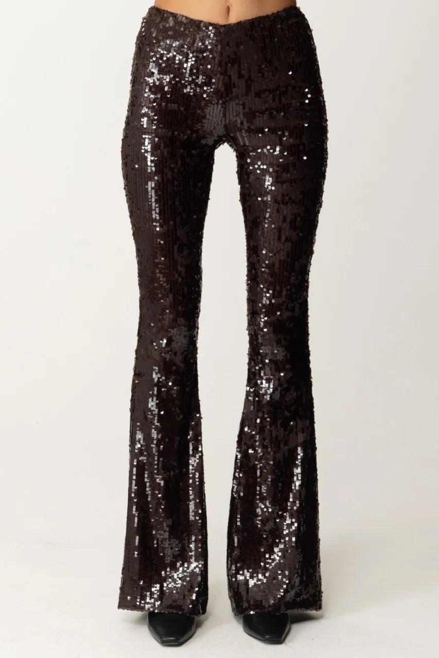 Pantaloni in full paillettes COLA