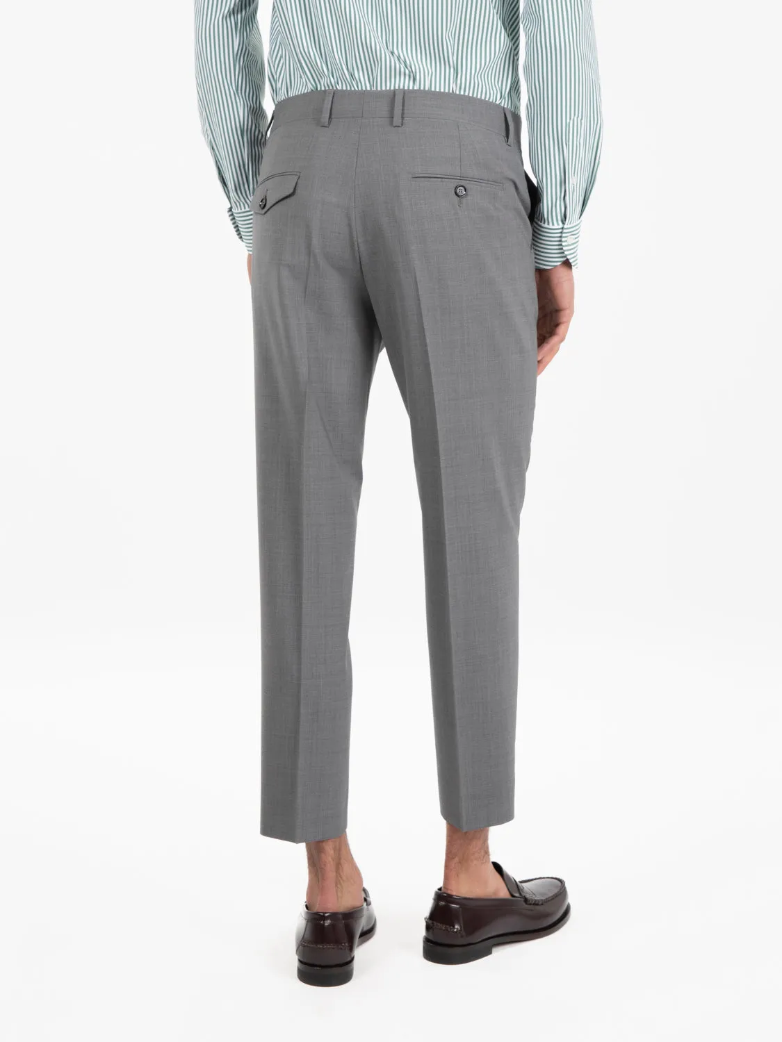 Pantaloni Mirko regular grigio medio