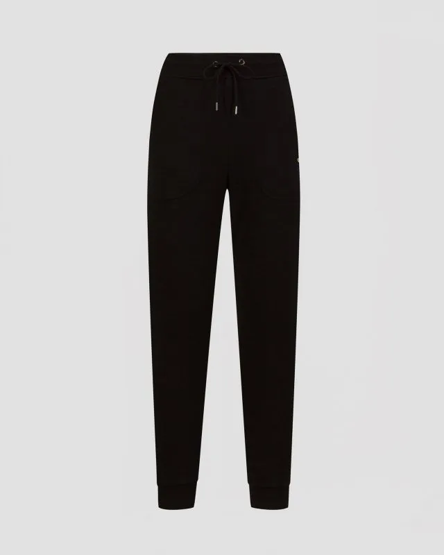 Pantaloni neri in lana da uomo We Norwegians Tind