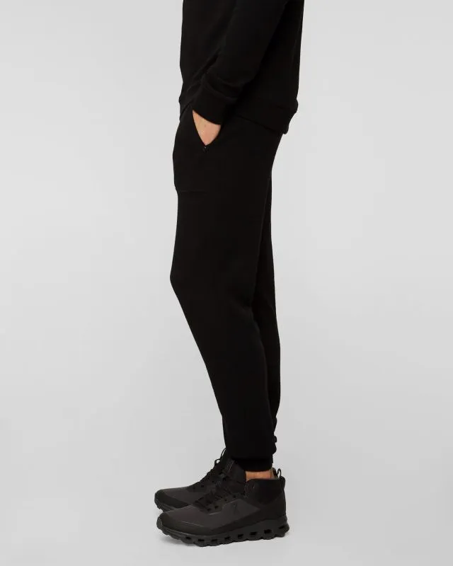 Pantaloni neri in lana da uomo We Norwegians Tind