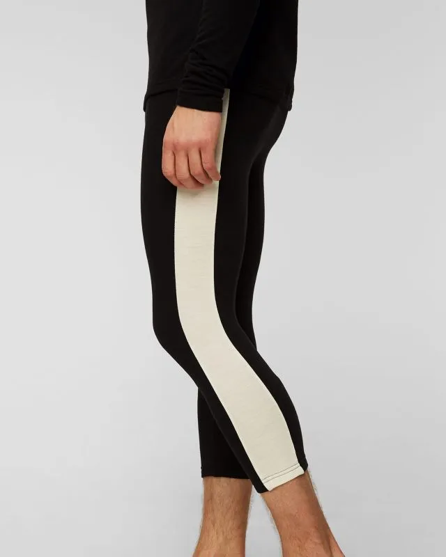 Pantaloni neri in lana da uomo We Norwegians Voss