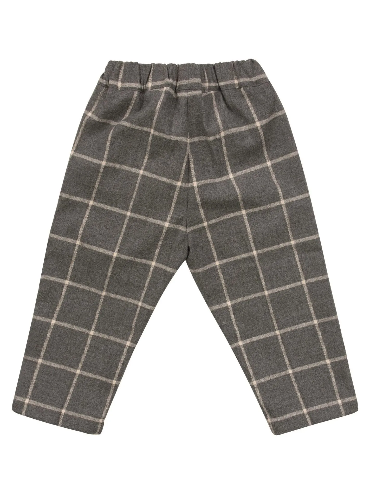 Pantaloni regular fit in tecnowool