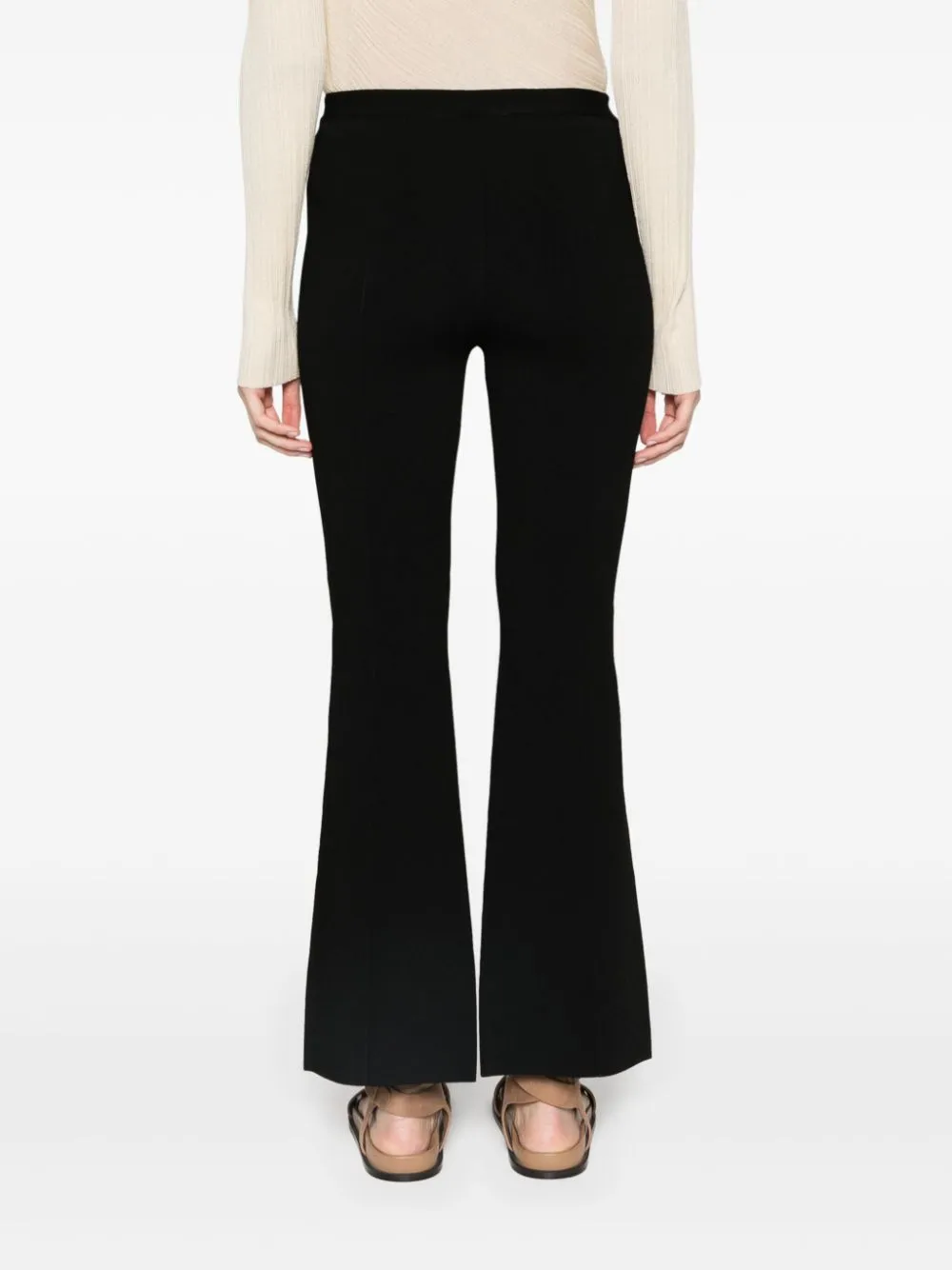 Pantaloni svasati in nero - donna