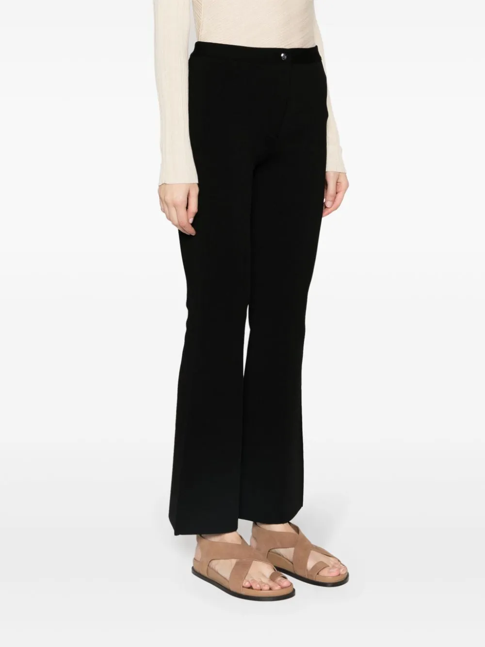 Pantaloni svasati in nero - donna