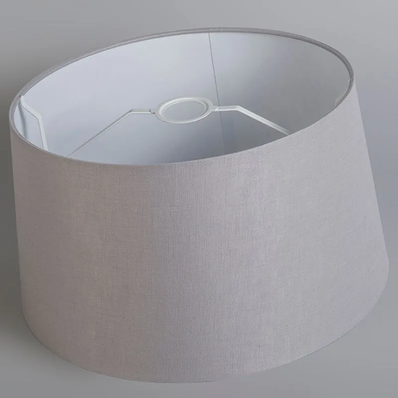 Paralume '45cm R DS' grigio/tessuto