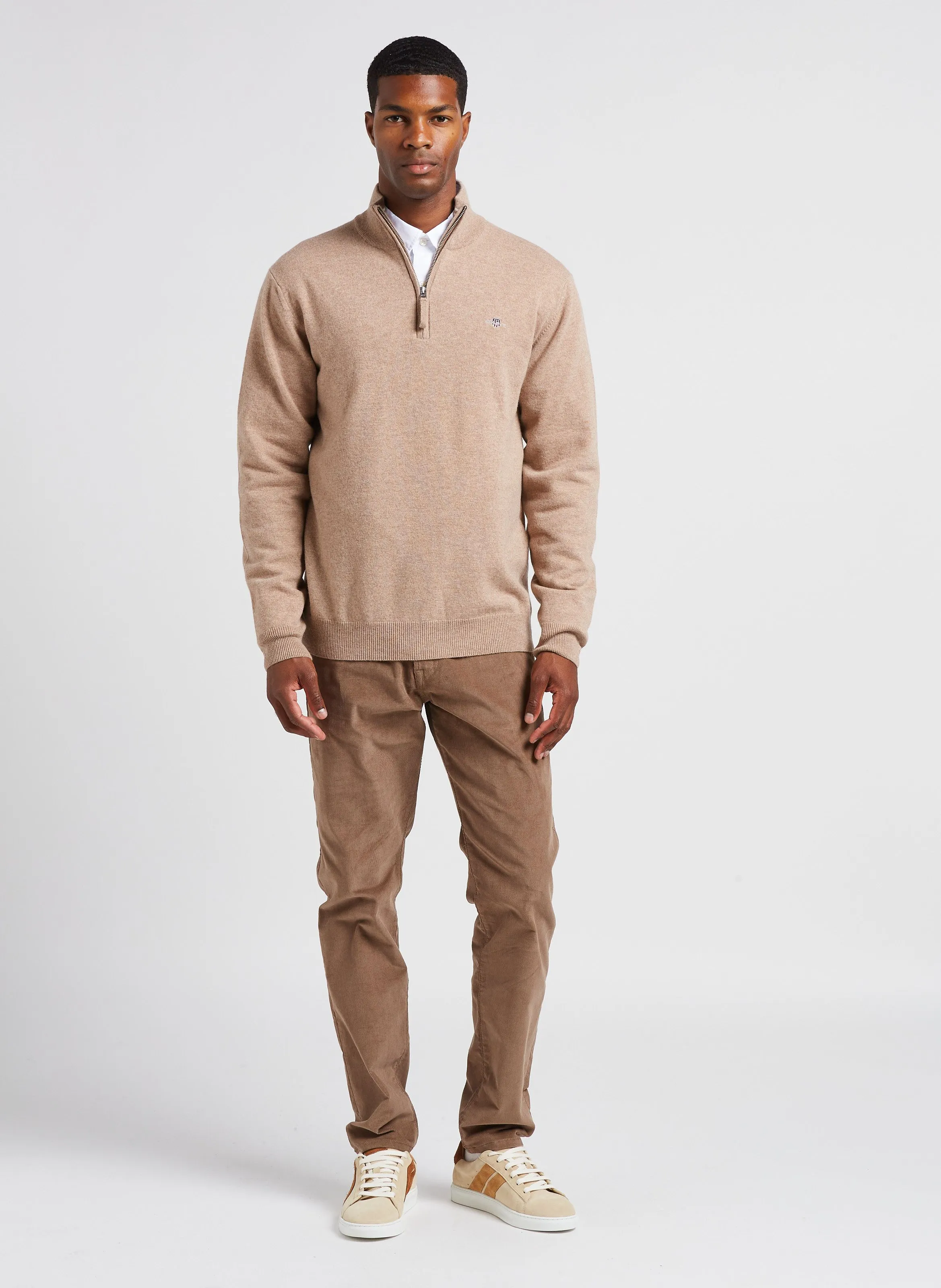  PAUL SMITH   Pantaloni dritti in misto cotone bio | Marrone