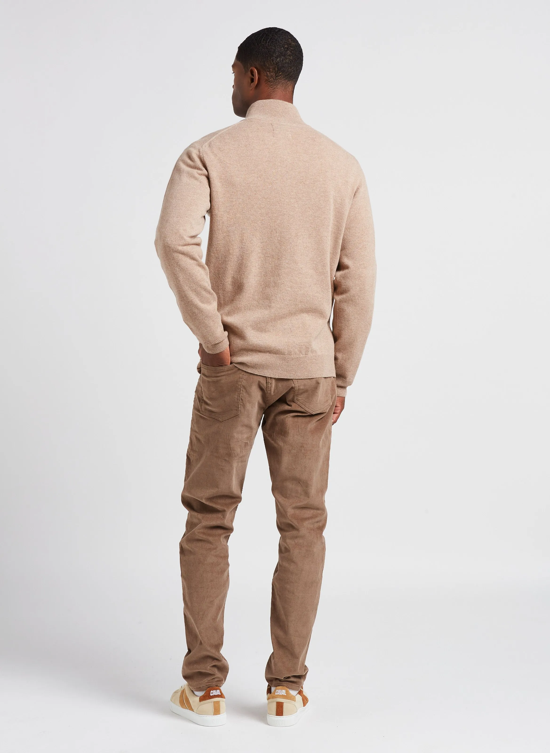  PAUL SMITH   Pantaloni dritti in misto cotone bio | Marrone