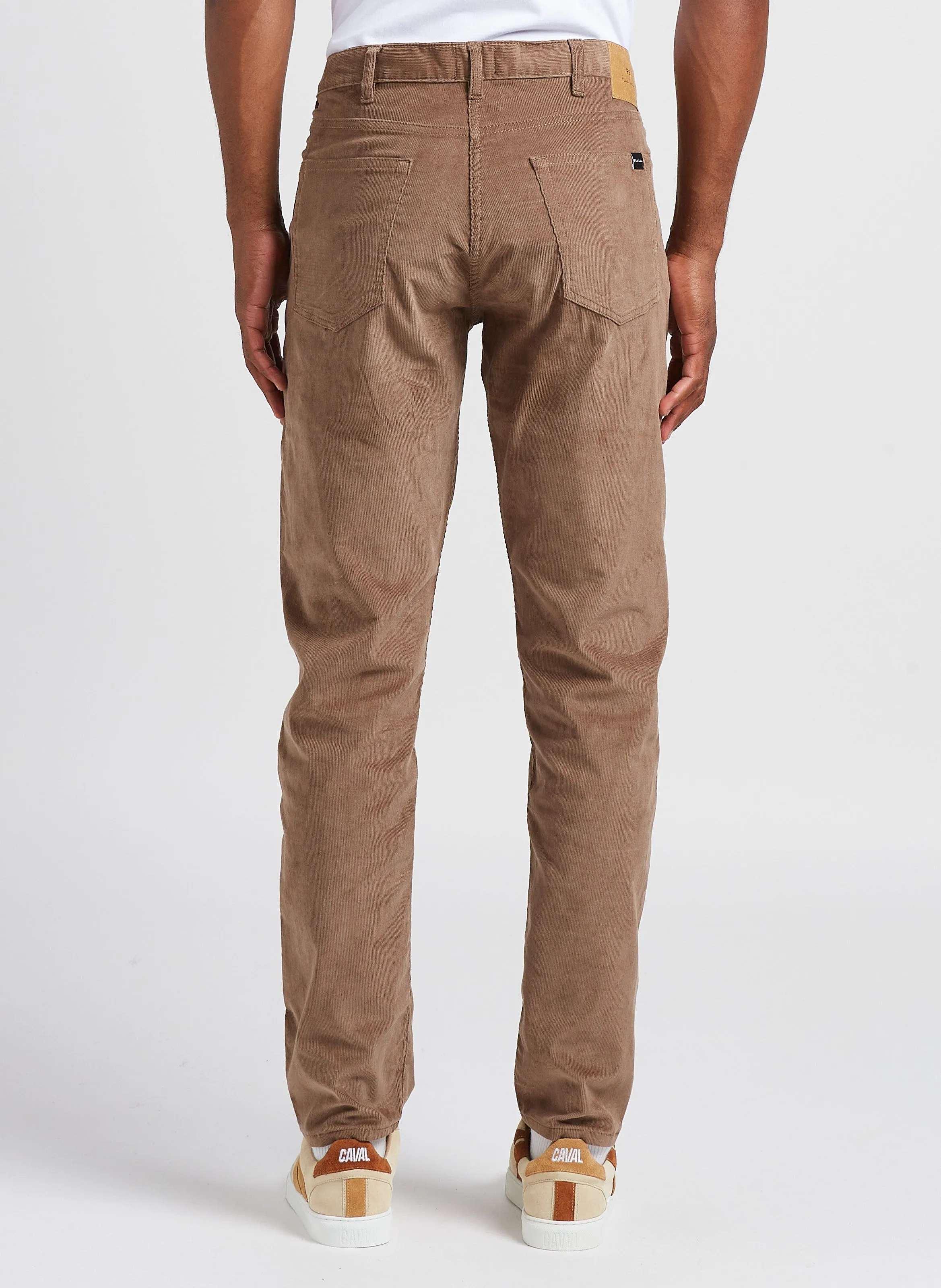  PAUL SMITH   Pantaloni dritti in misto cotone bio | Marrone