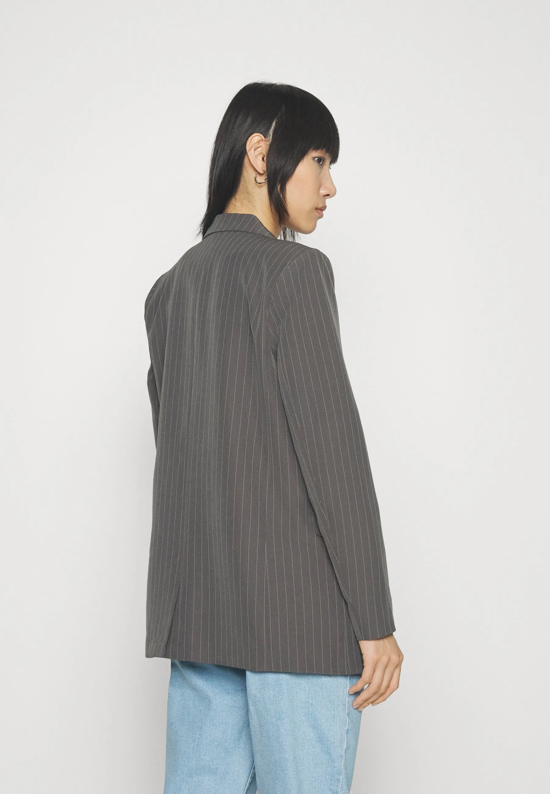 PCBOSSY LOOSE STRIPED BLAZER - Cappotto corto