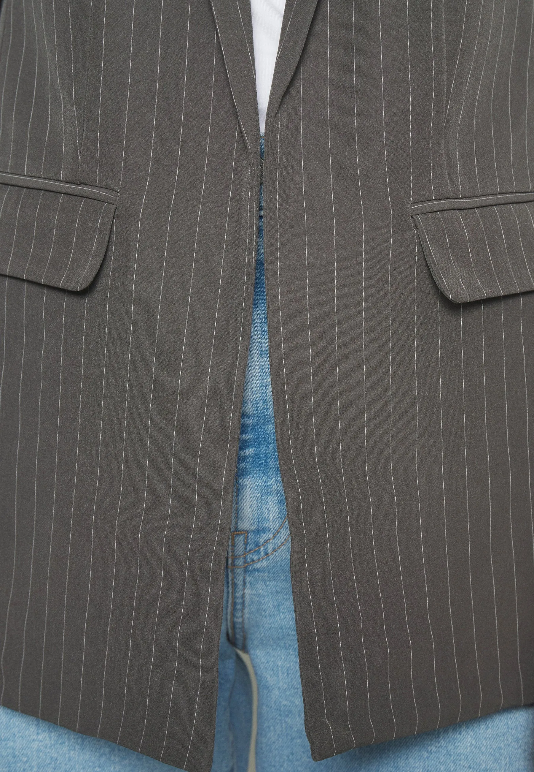 PCBOSSY LOOSE STRIPED BLAZER - Cappotto corto