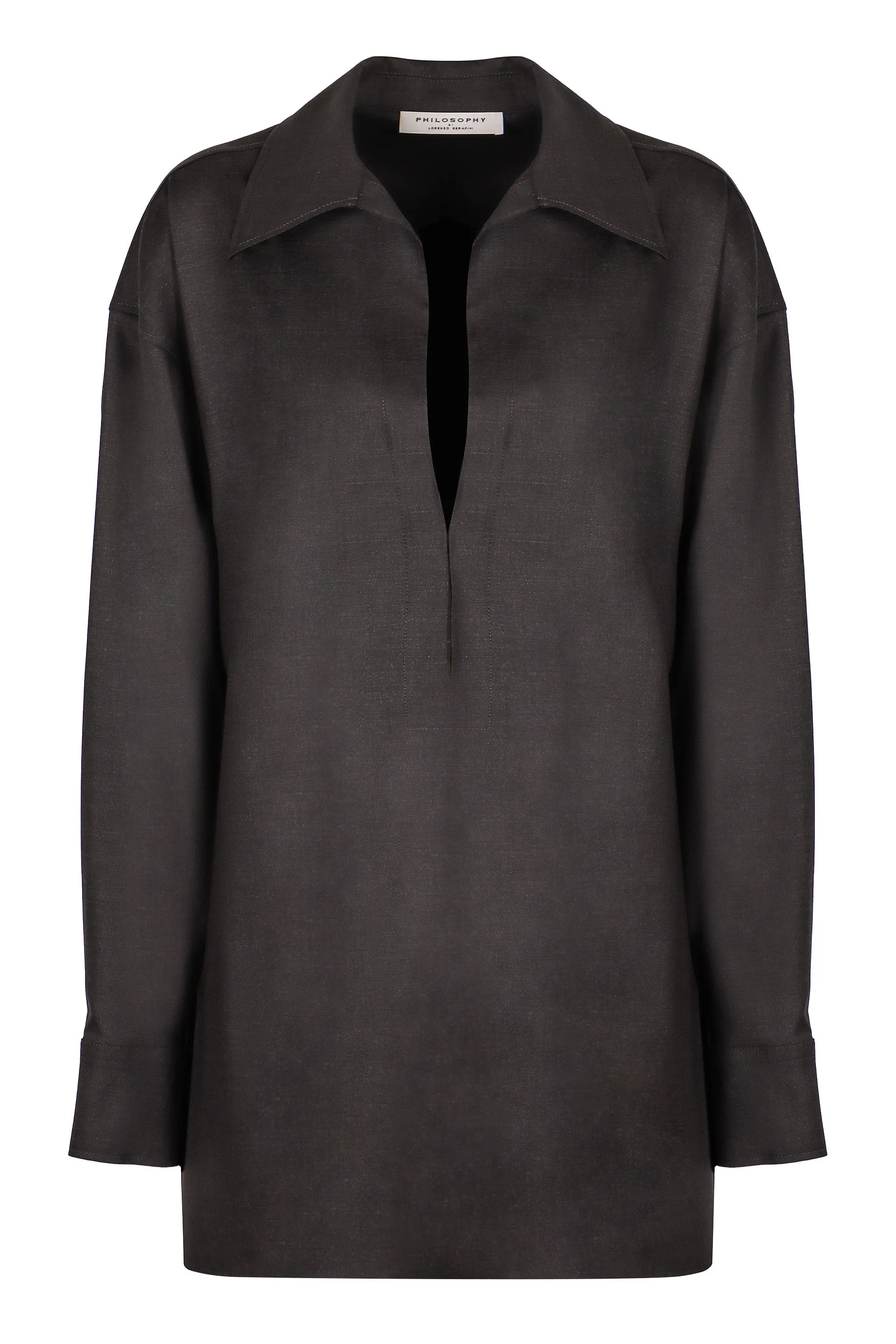Philosophy di Lorenzo Serafini Blusa in misto lana