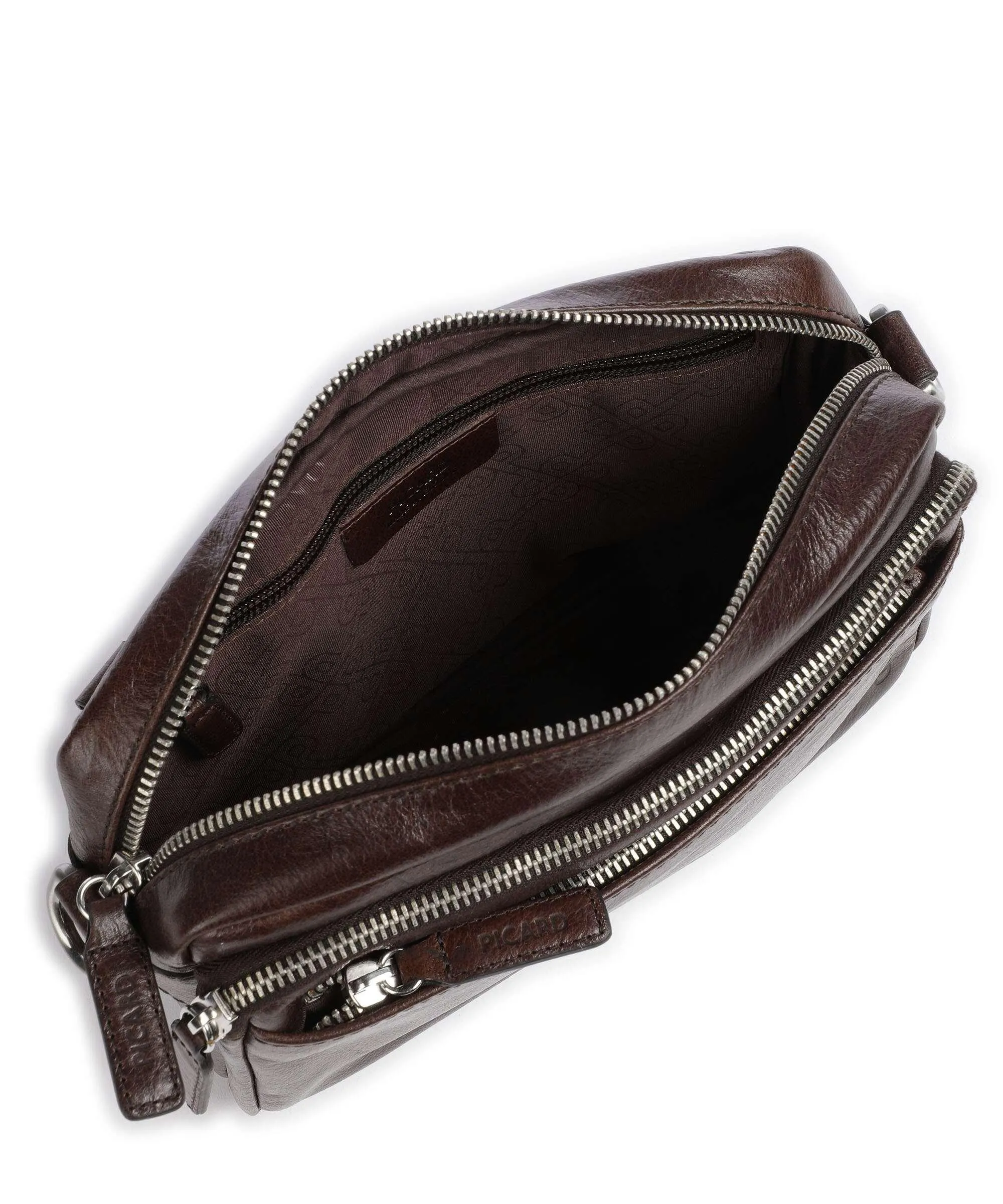  Picard Buddy Borsa a tracolla pelle di bufalo d'acqua marrone scuro  