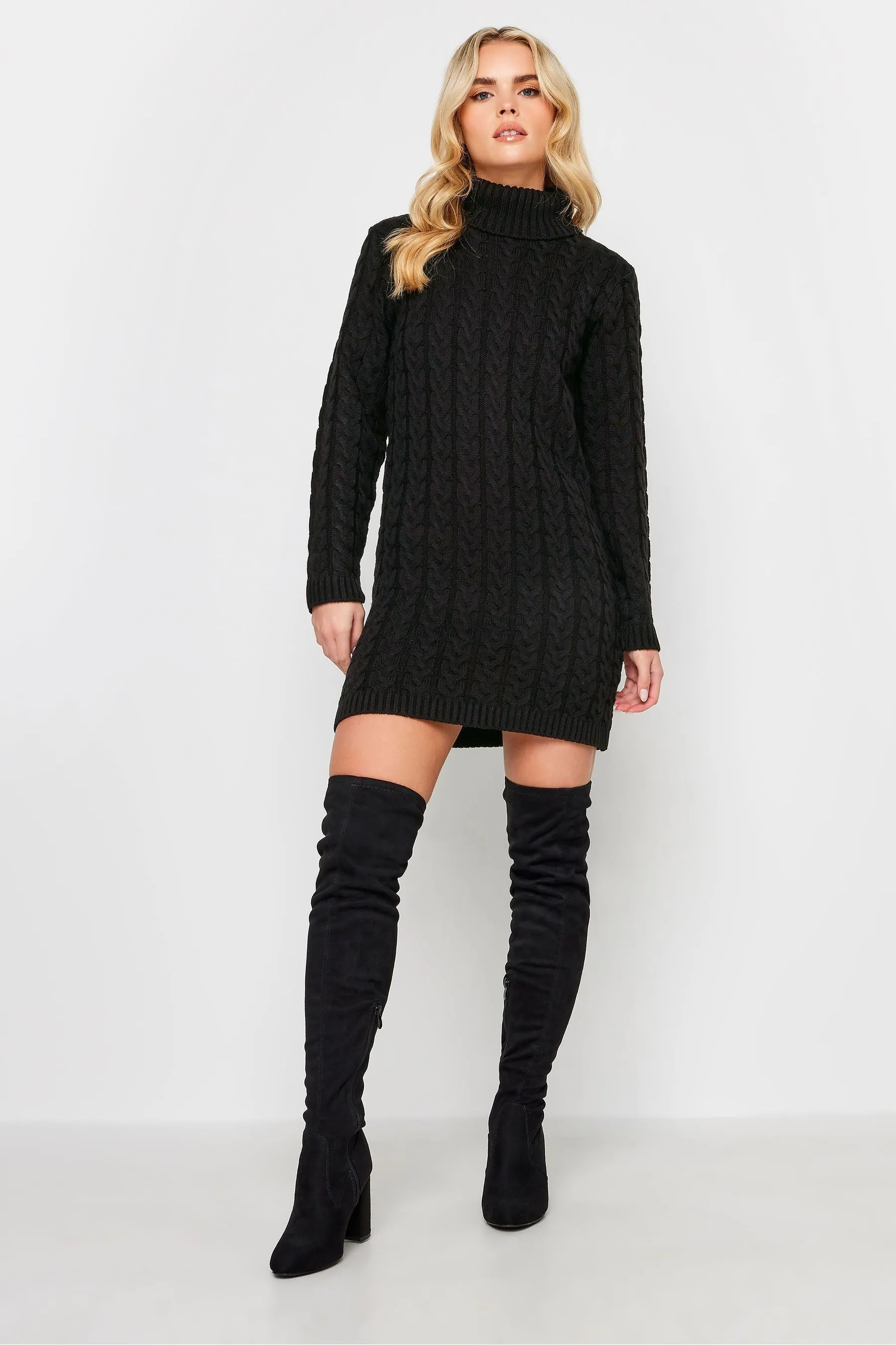 PixieGirl Petite - Abito maglia a trecce