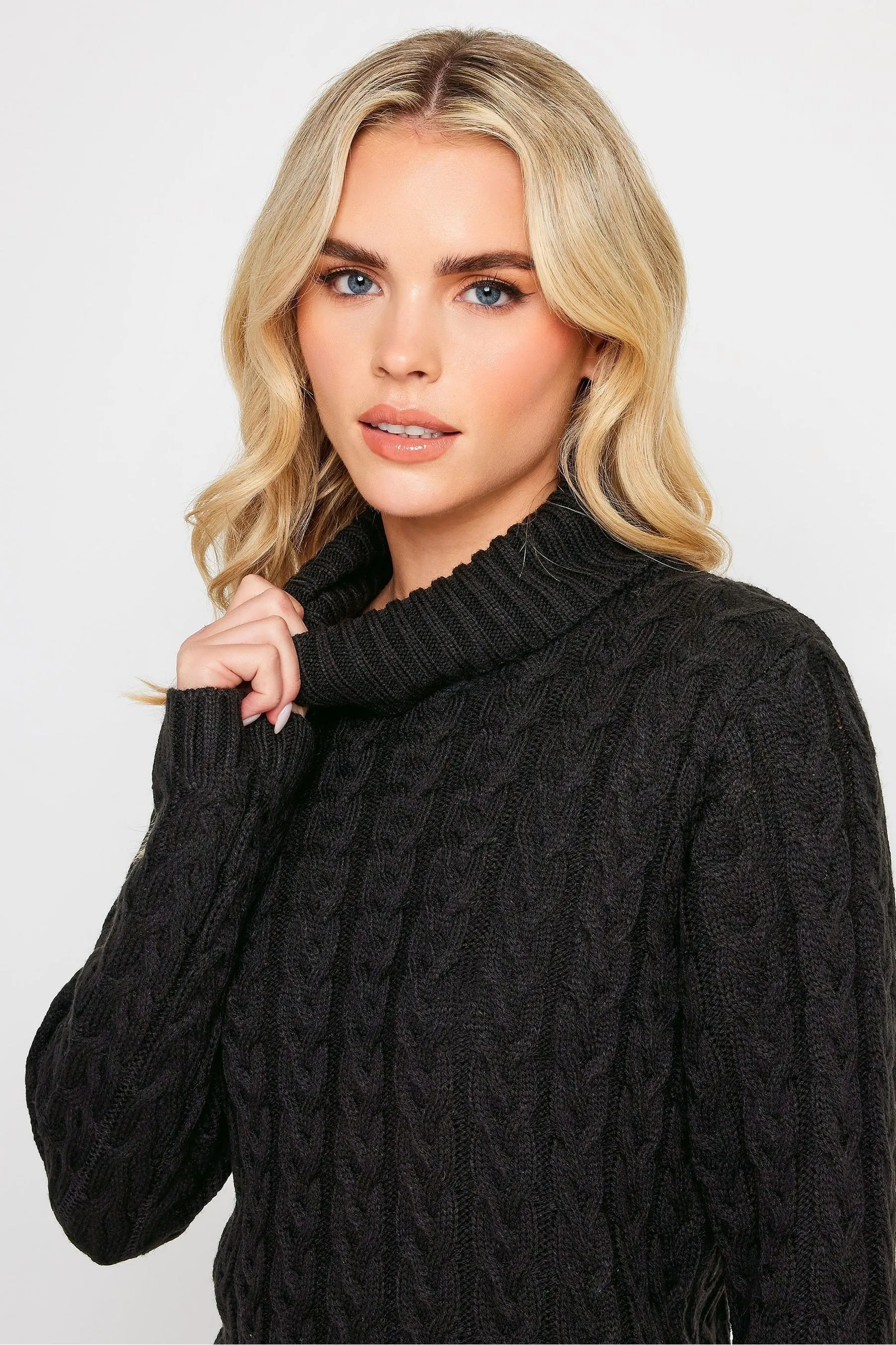 PixieGirl Petite - Abito maglia a trecce
