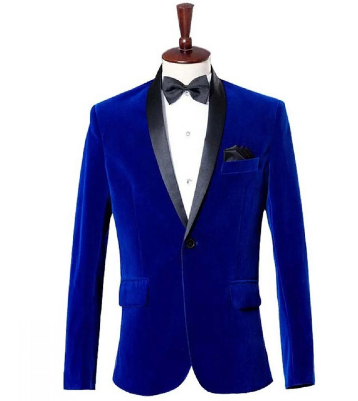 Plyesxale Blazer in velluto blu royal bordeaux Disegni con collo a scialle da uomo Blazer casual da uomo Giacca da uomo Stage We