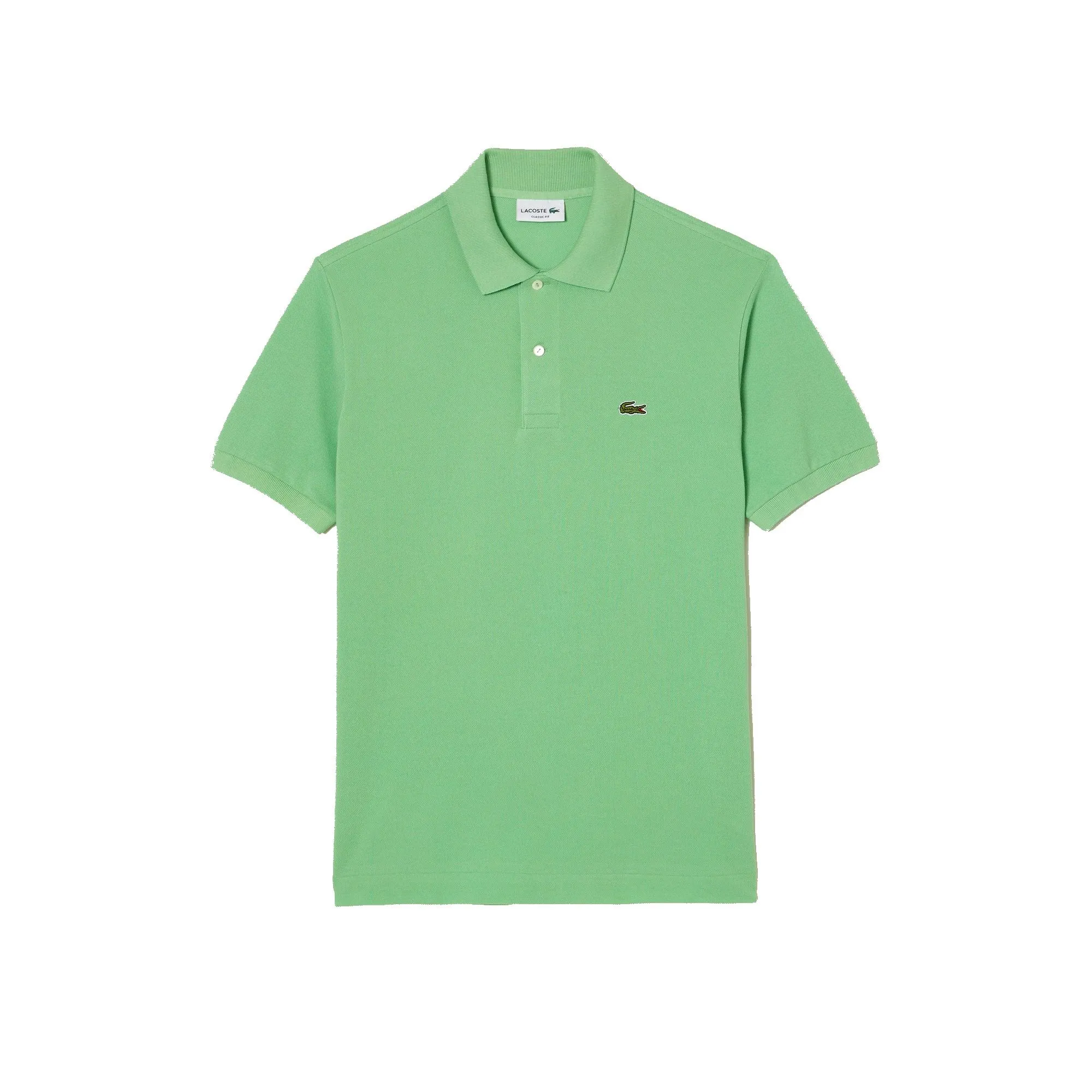 POLO CLASSICA VERDE IN PETIT PIQUE' DI COTONE