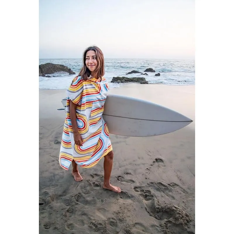Poncho da spogliatoio PACKTOWL PT Poncho (Retro Curve)