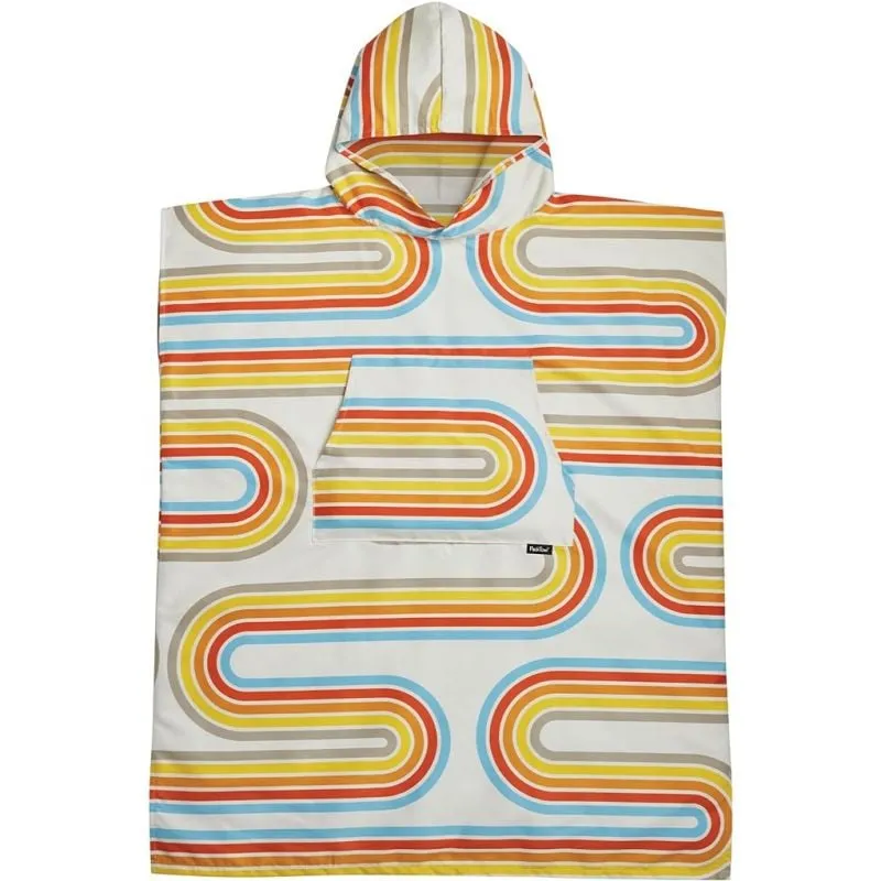 Poncho da spogliatoio PACKTOWL PT Poncho (Retro Curve)
