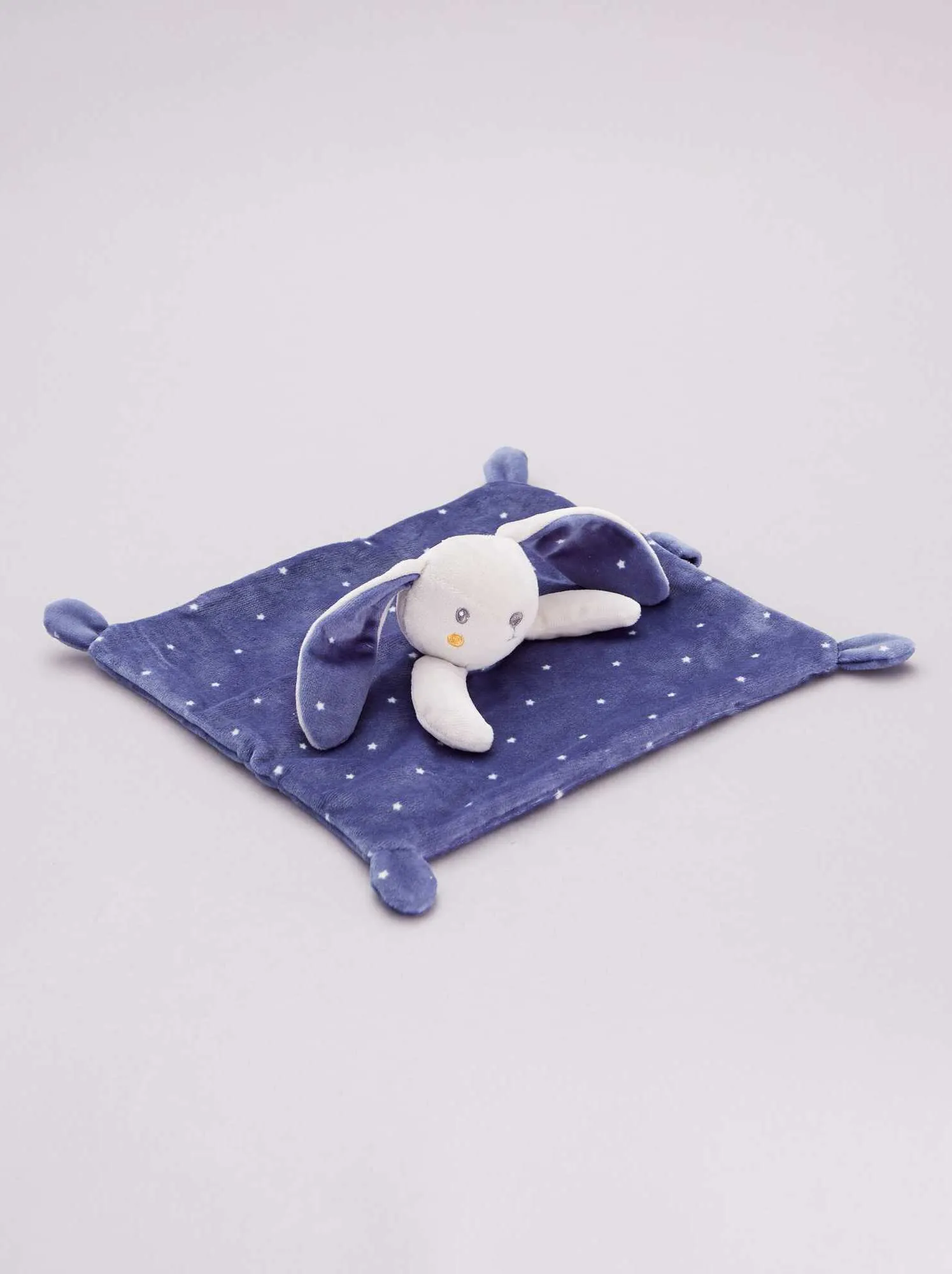 Pupazzetto fazzoletto di velluto - BLU