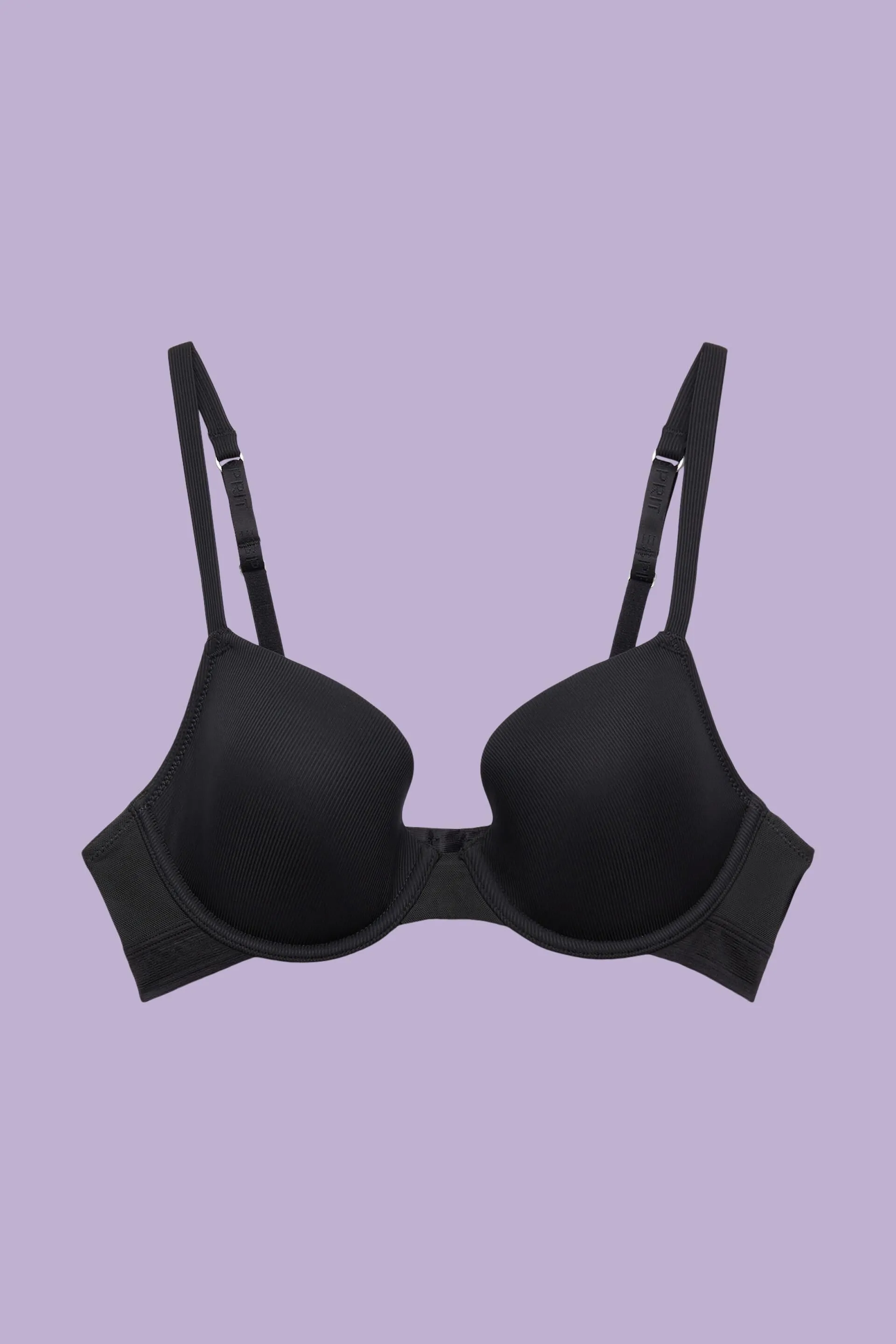 Reggiseno in mesh e microfibra imbottito con ferretto