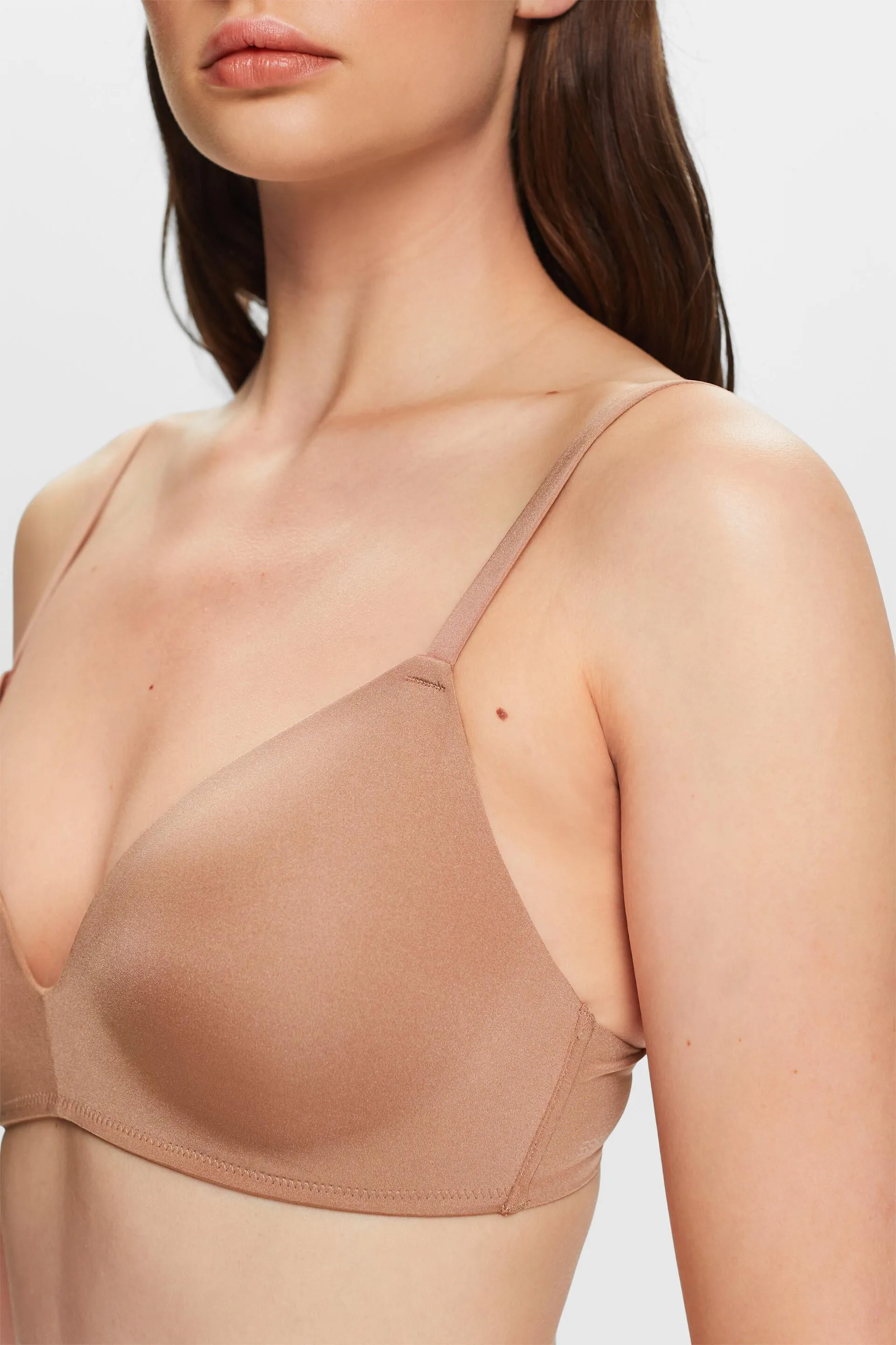 Reggiseno in microfibra imbottito e senza ferretto