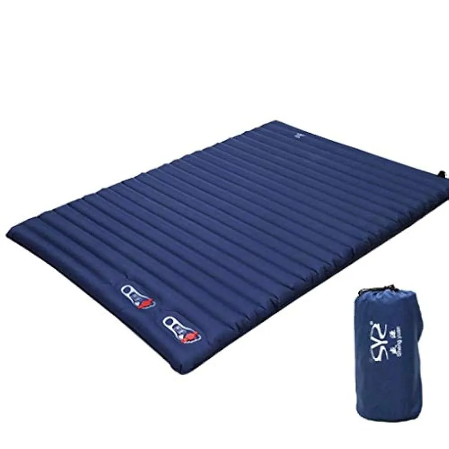 RONGJJ Materasso Ad Aria Pieghevole Facile Materassi Ad Aria Cuscino da Campeggio All’aperto Materasso Ad Aria Gonfiabile Letto 