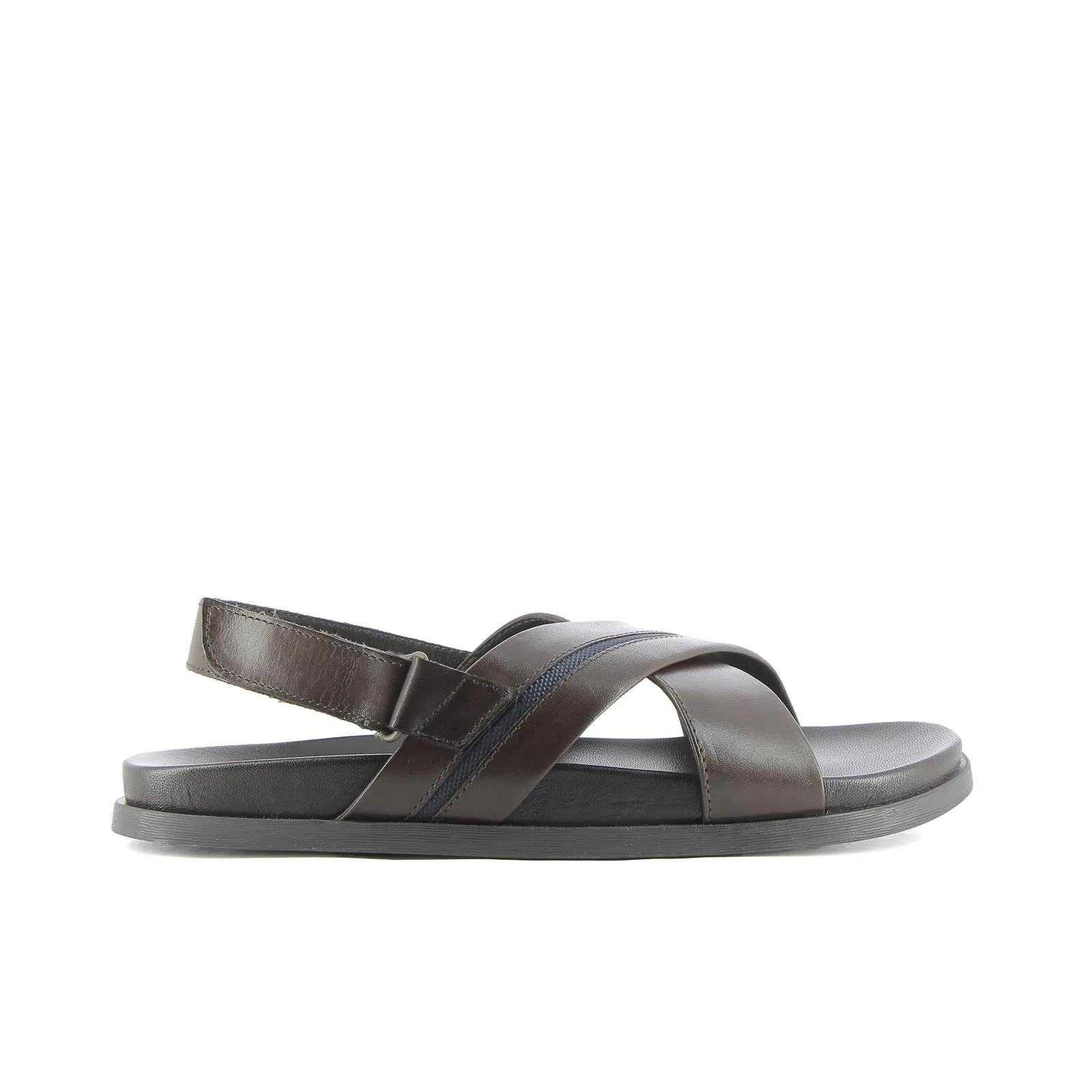 Sandali marroni in pelle