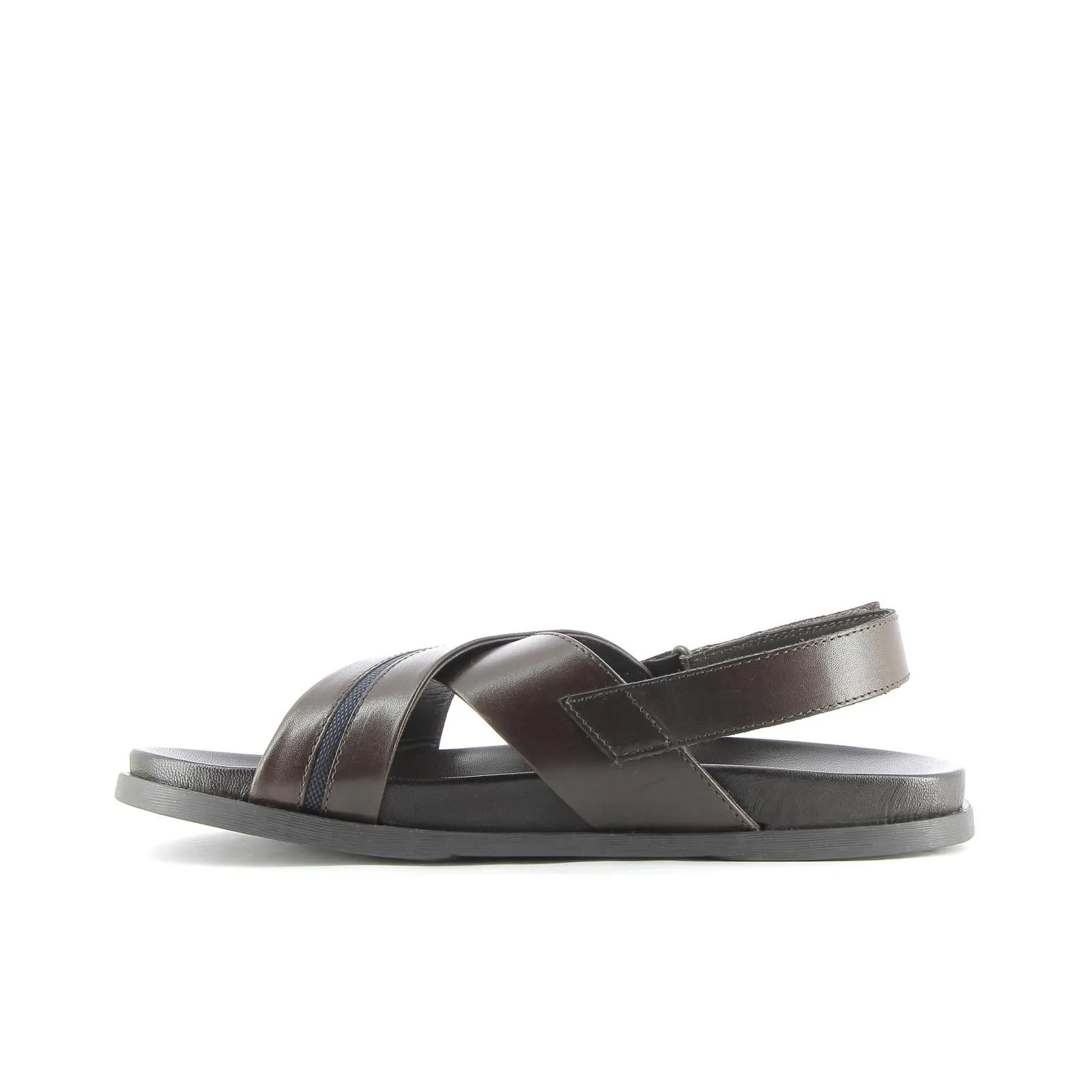 Sandali marroni in pelle