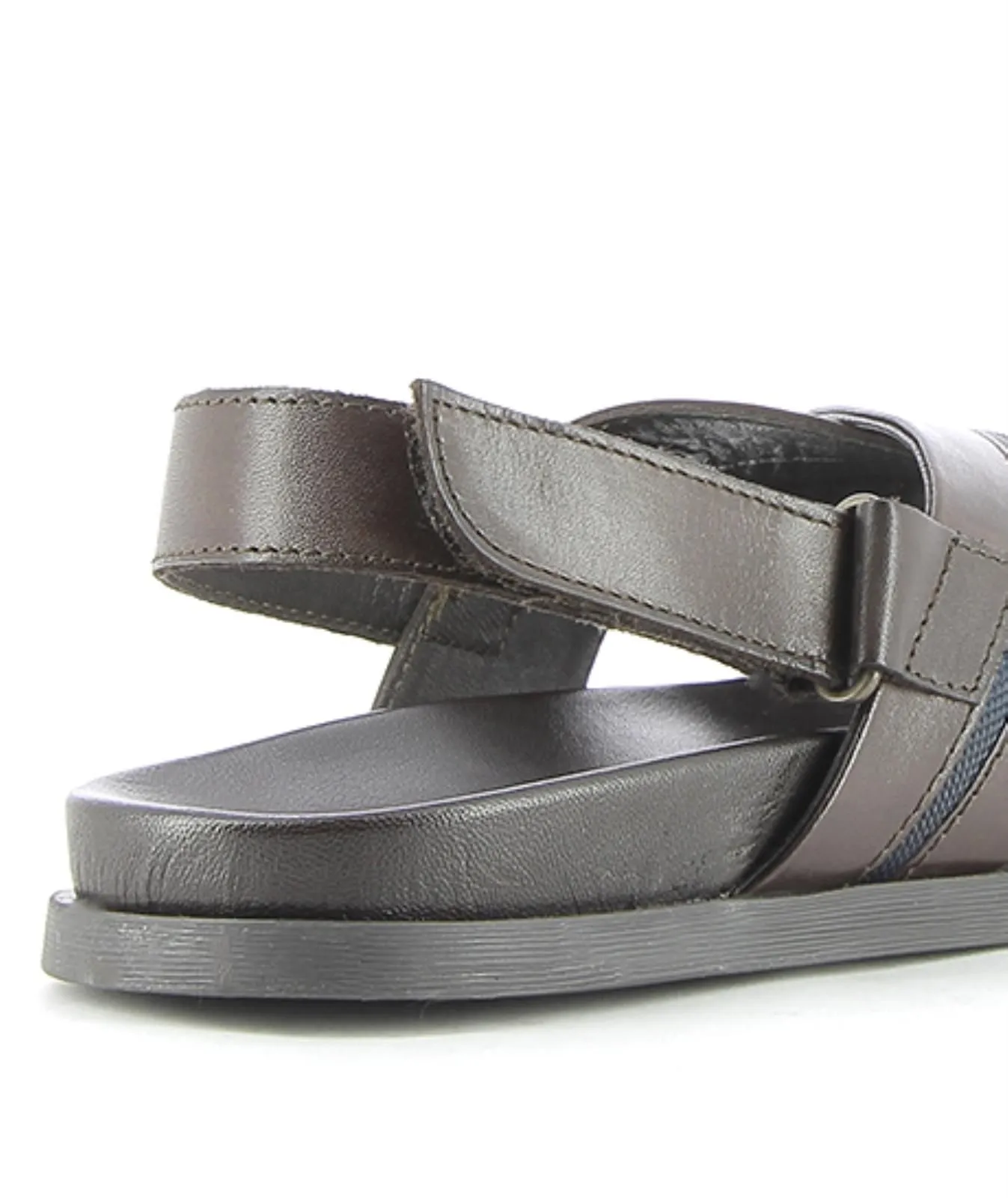 Sandali marroni in pelle