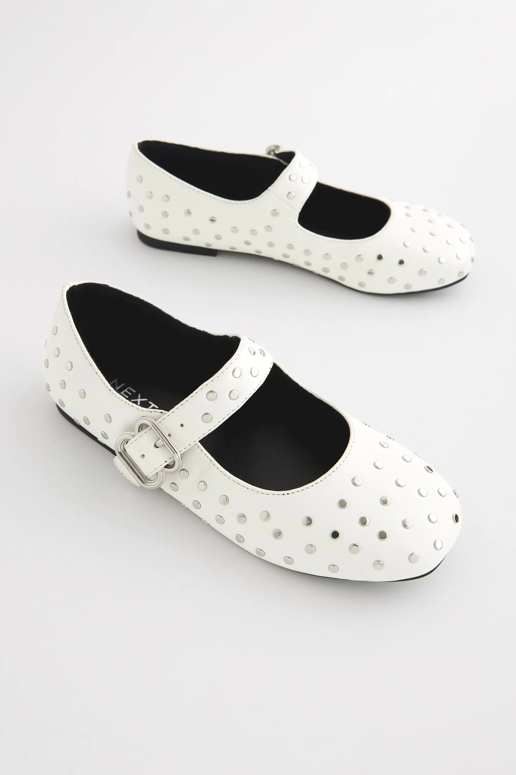 Scarpe Mary Jane con borchie    