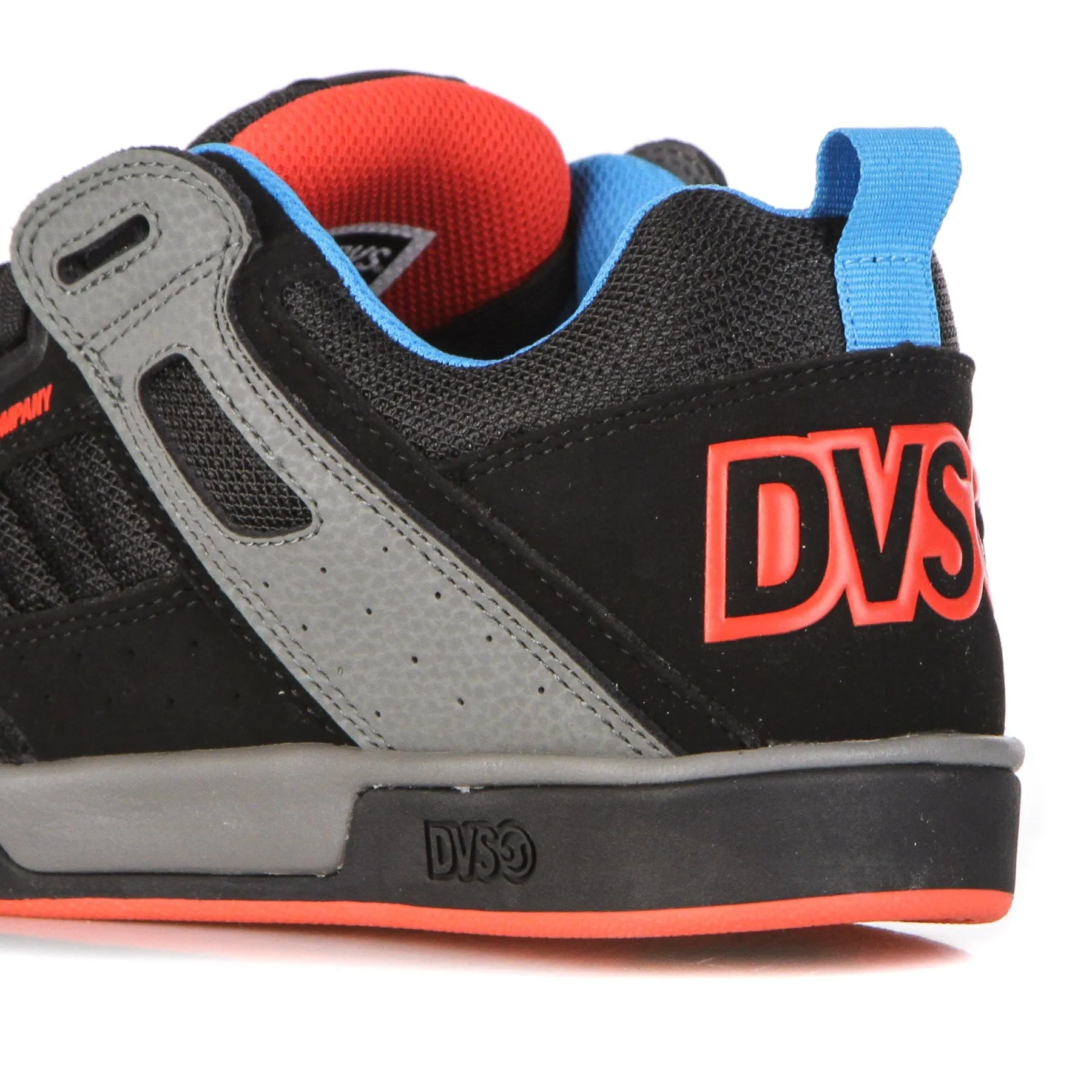 Scarpe Skate Uomo Comanche 2.0+ Charcoal/black/fiery Red/blue/nubuck