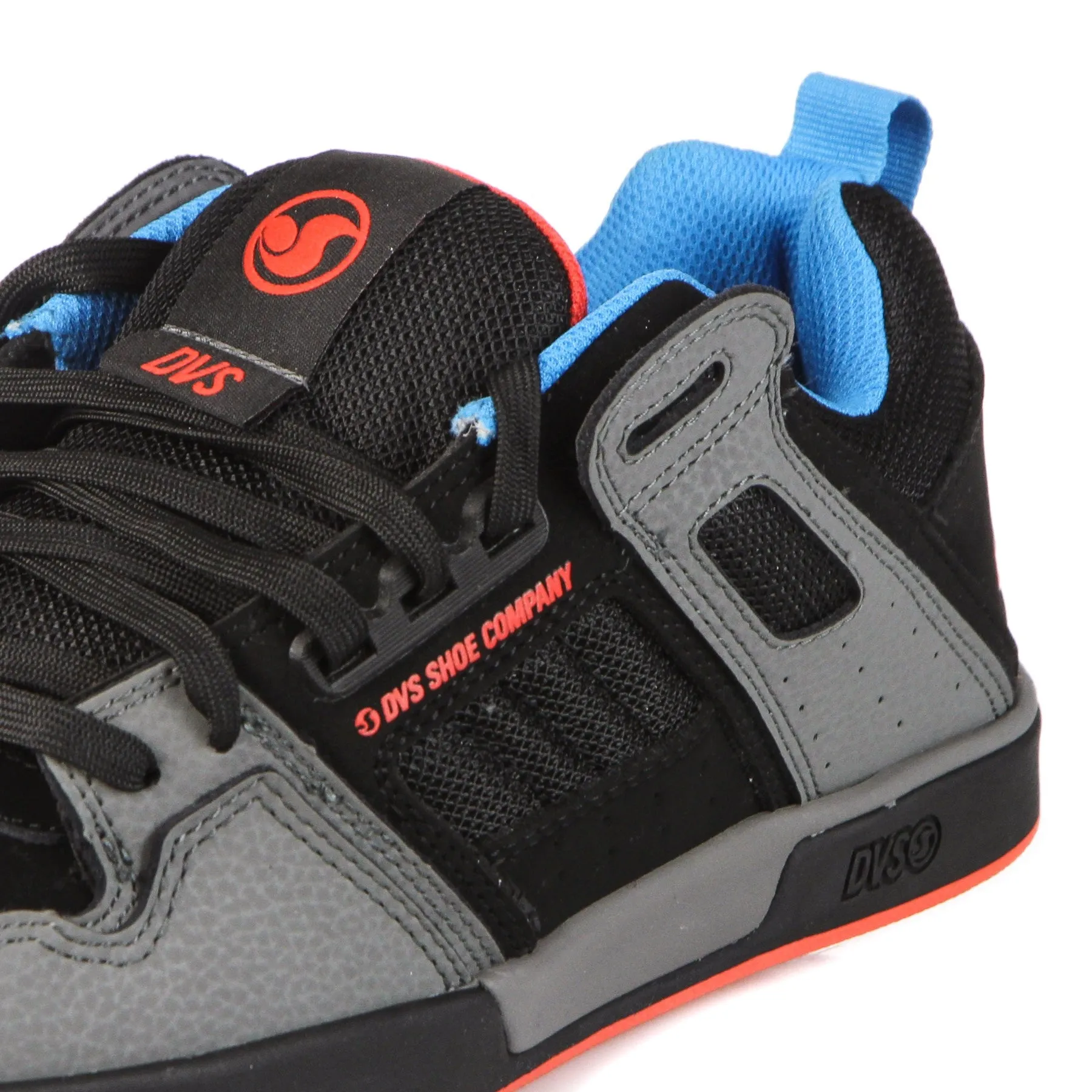 Scarpe Skate Uomo Comanche 2.0+ Charcoal/black/fiery Red/blue/nubuck