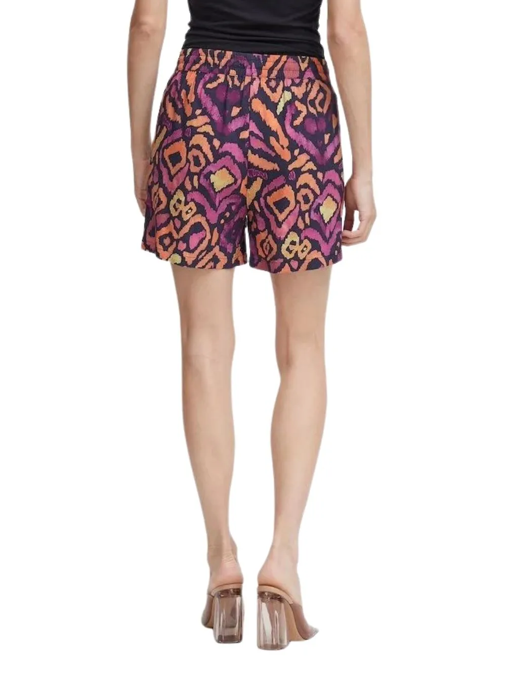 Shorts Donna Fantasia astratta colorata