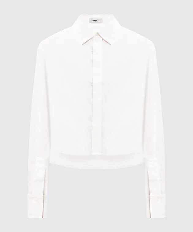 Simkhai Camicia corta Renata bianca SI2143T