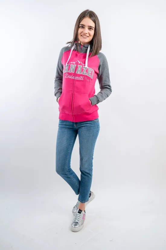 SPORT DESIGN SW1043 ZIP HOOD RAGLAN BASIC