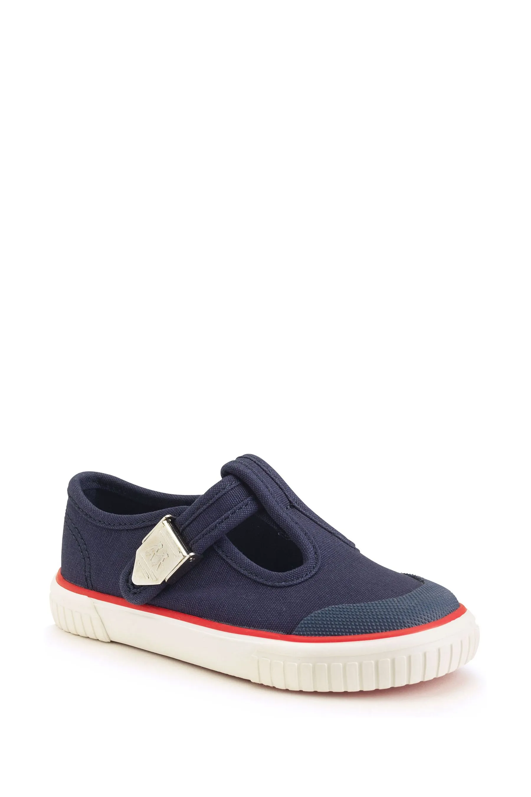 Start-Rite Anchor Scarpe da bar a T in tela lavabile    