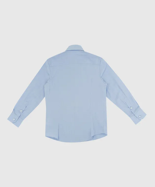 Stefano Ricci Camicia jacquard a quadri per bambino YC002317LJ1701