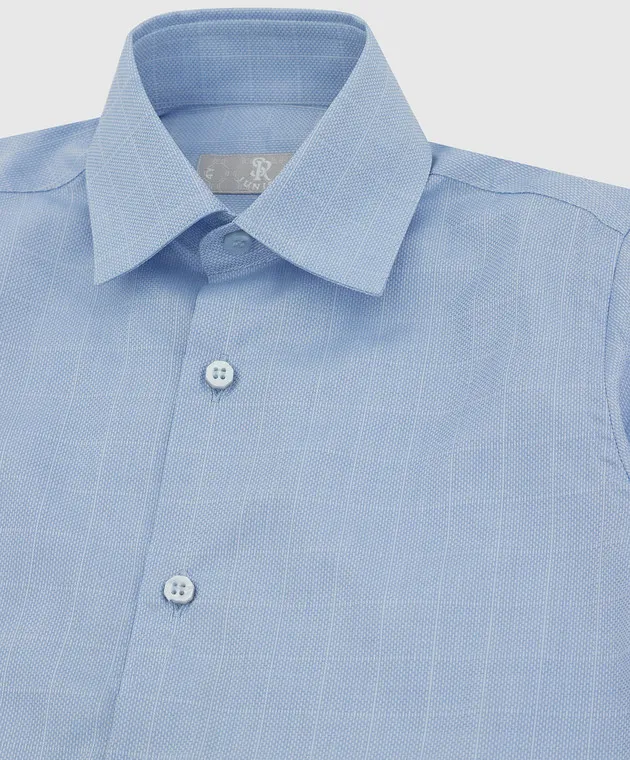 Stefano Ricci Camicia jacquard a quadri per bambino YC002317LJ1701