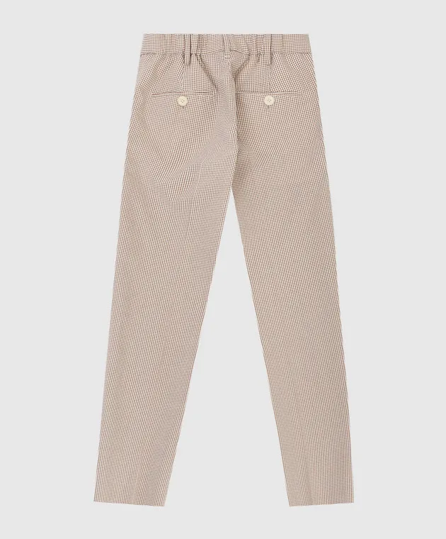 Stefano Ricci Pantaloni in lana a quadri per bambini Y3T0950000160509
