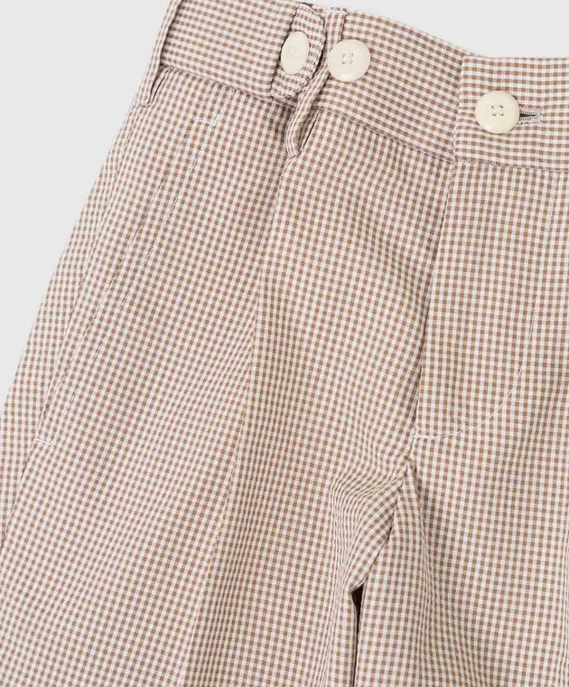 Stefano Ricci Pantaloni in lana a quadri per bambini Y3T0950000160509