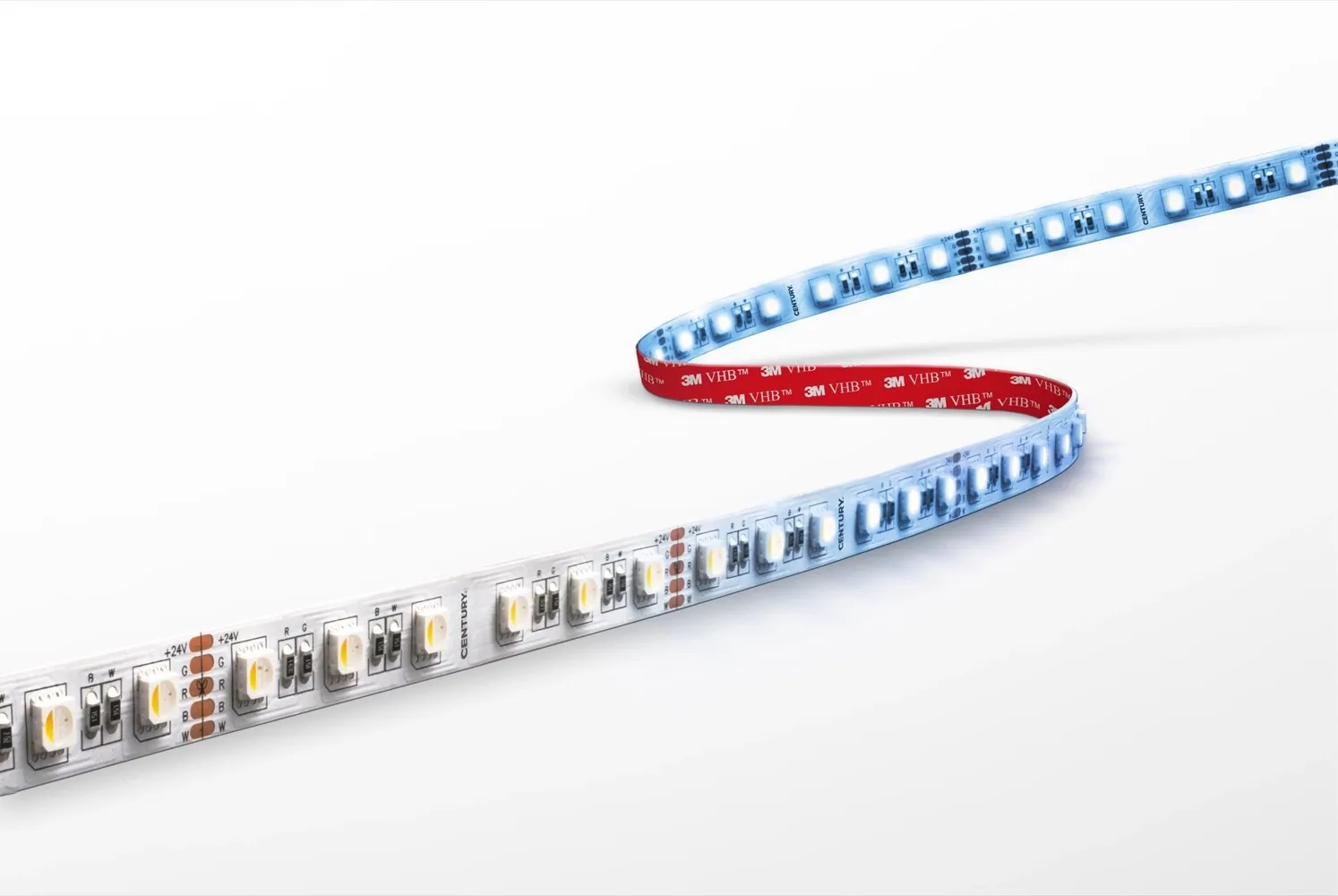 Striscia LED Accento 5 m 17,2W/m RGB 4000K 940 Lm/m dimmerabile