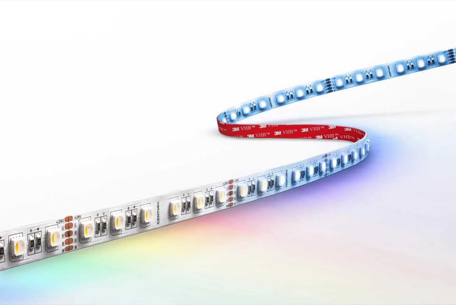 Striscia LED Accento 5 m 17,2W/m RGB 4000K 940 Lm/m dimmerabile