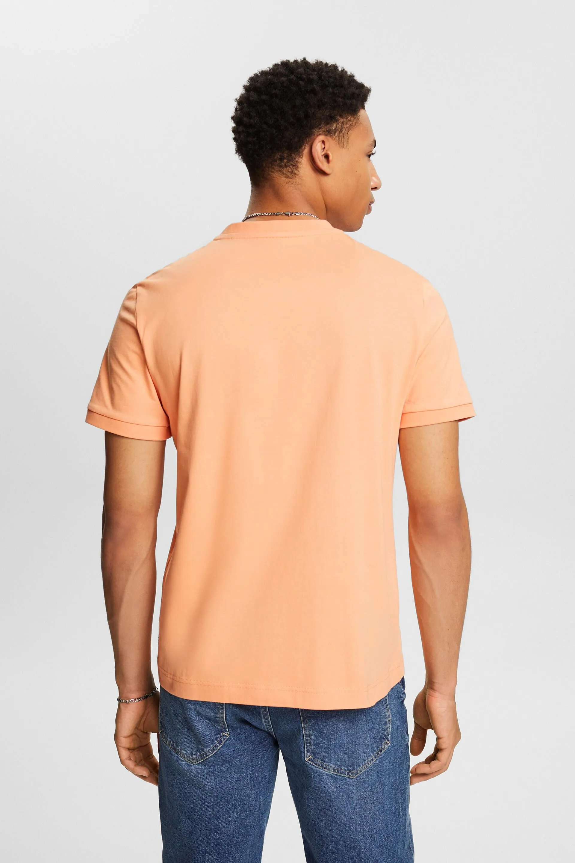 T-shirt henley in jersey