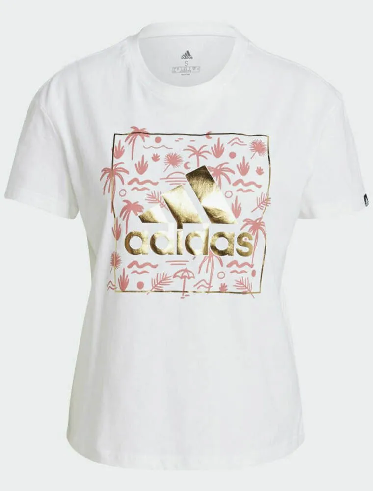 T-shirt Manica Corta Sportiva Adidas - White