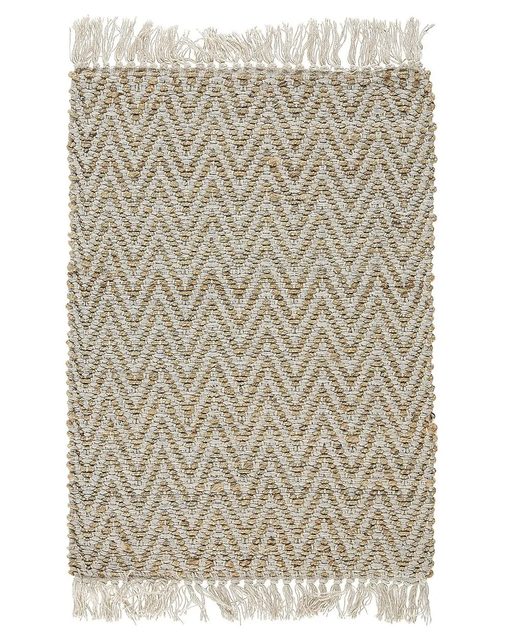 Tappeto iuta beige 50 x 80 cm AFRIN