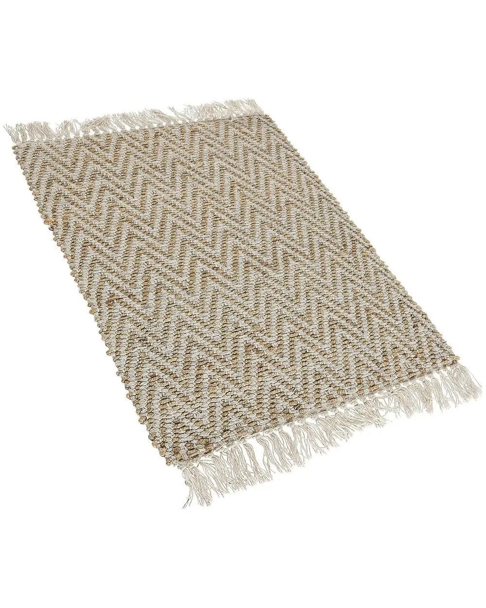 Tappeto iuta beige 50 x 80 cm AFRIN