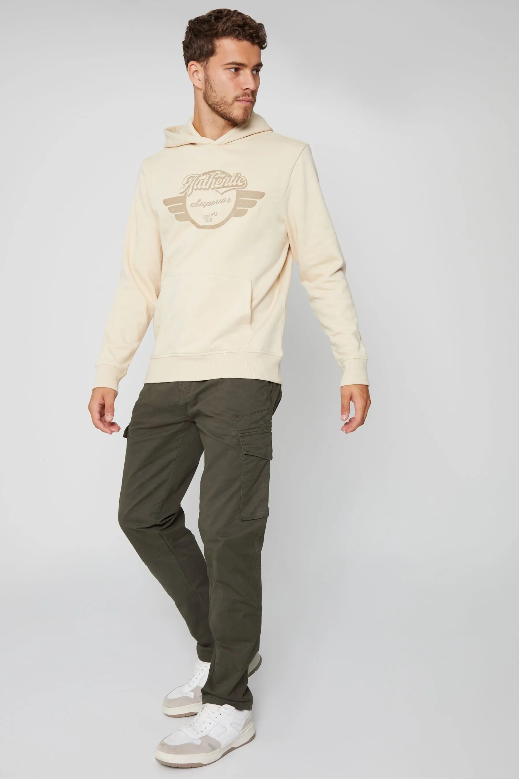 Threadbare - Pantaloni cargo elasticizzato in cotone