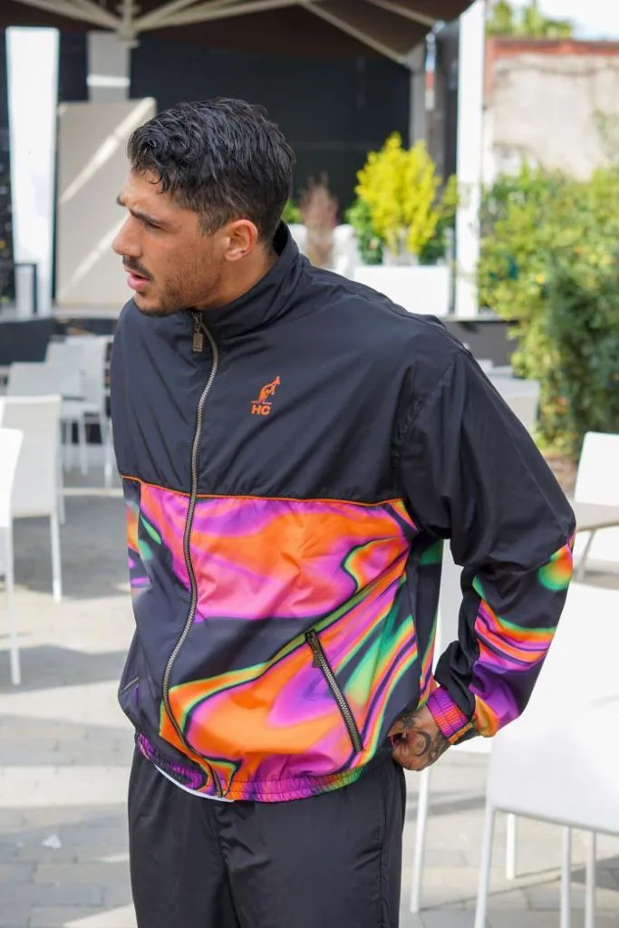 Tuta Australian nero + arancio